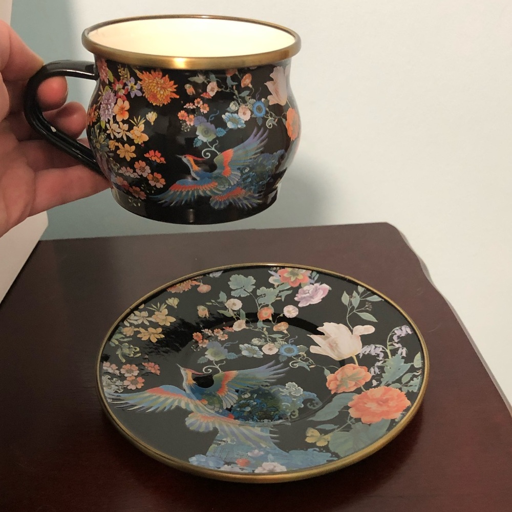 NWT__Johnny Was Limited Edition Enamel Tea Set__NWT - Picture 4 of 14